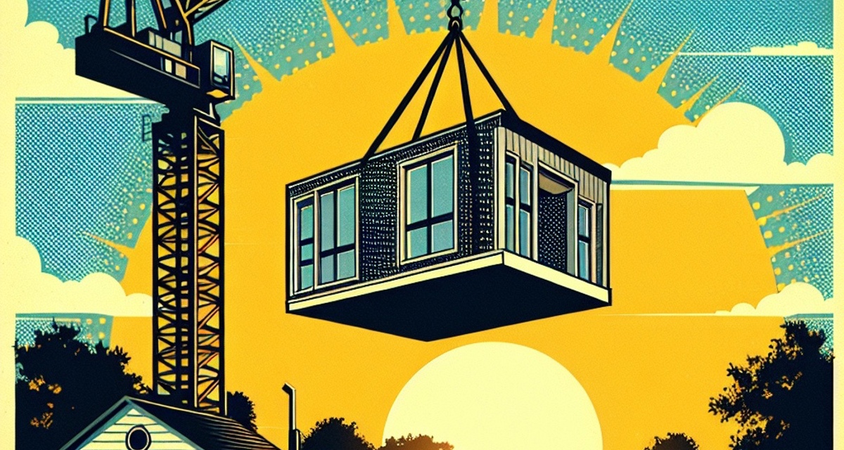 Modular Housing Crane Shutterstock AI